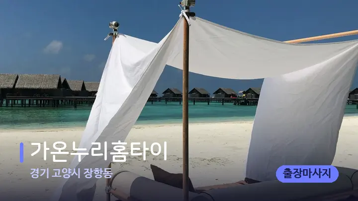 경기 고양시 장항동 가온누리홈타이 — 휴식 분위기의 스파 베드