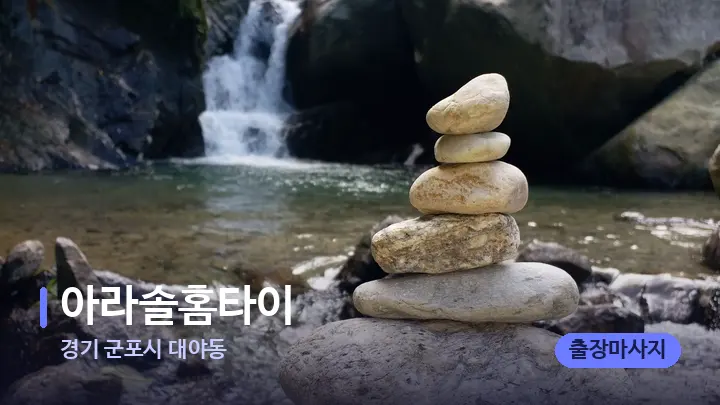 경기 군포시 대야동 아라솔홈타이 — 마사지용 스톤