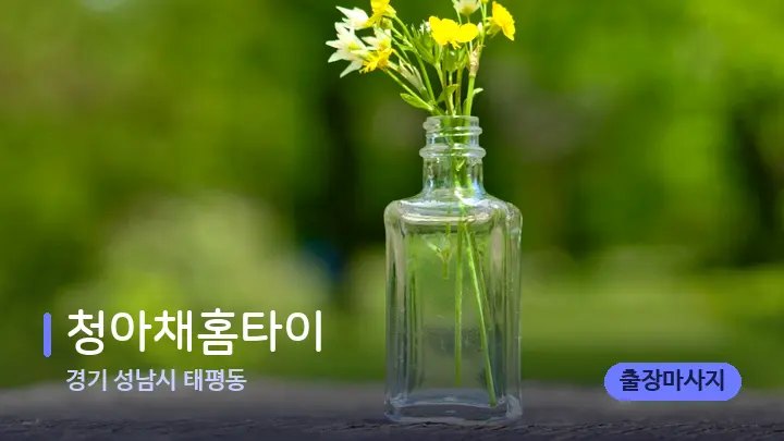 경기 성남시 태평동 청아채홈타이 — 아로마테라피 오일