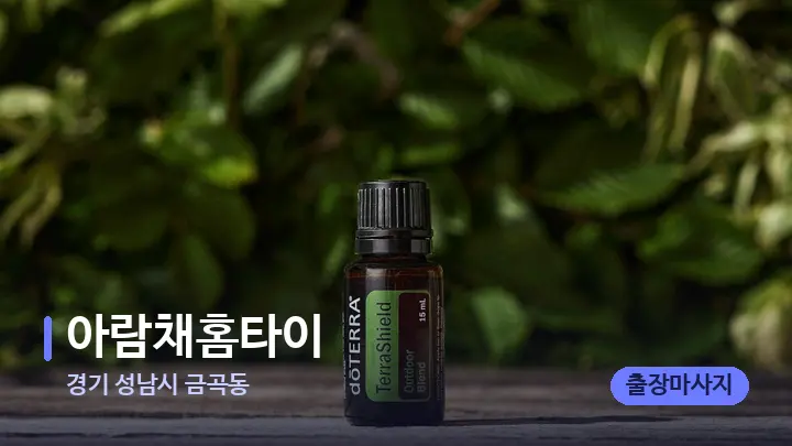 경기 성남시 금곡동 아람채홈타이 — 아로마테라피 오일