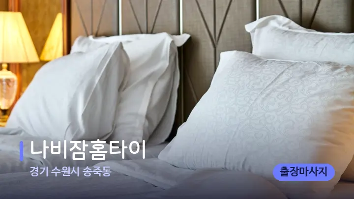 경기 수원시 송죽동 나비잠홈타이 — 휴식 분위기의 스파 베드