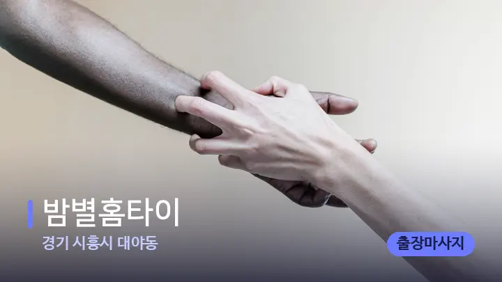 경기 시흥시 대야동 밤별홈타이 — 어깨를 다루는 관리사의 손