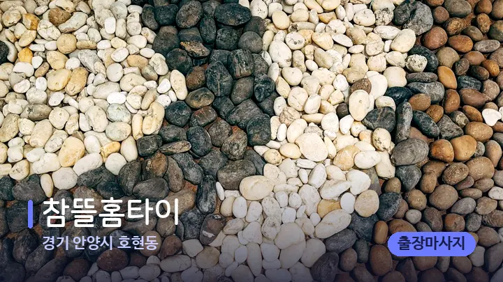 경기 안양시 호현동 참뜰홈타이 — 마사지용 스톤