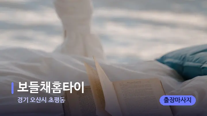 경기 오산시 초평동 보들채홈타이 — 휴식 분위기의 스파 베드