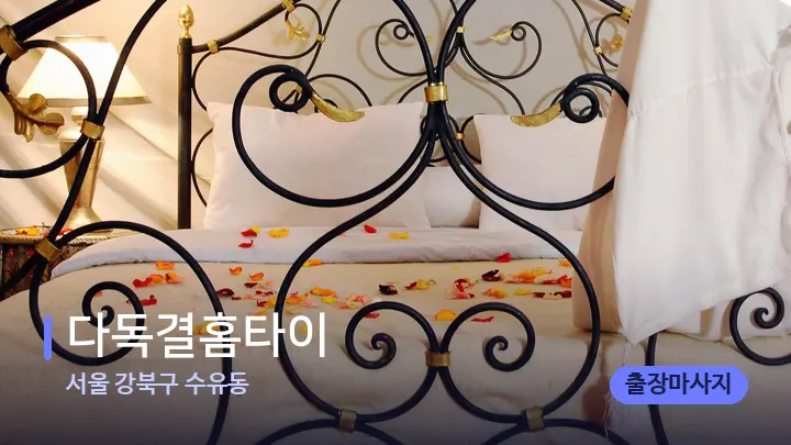서울 강북구 수유동 다독결홈타이 — 휴식 분위기의 스파 베드
