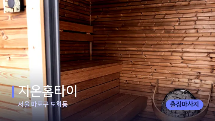 서울 마포구 도화동 지온홈타이 — 웰니스 스파 공간