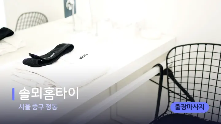 서울 중구 정동 솔뫼홈타이 — 웰니스 스파 공간