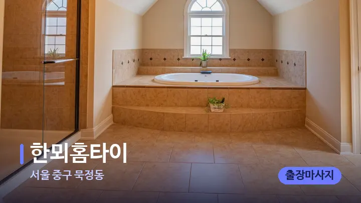 서울 중구 묵정동 한뫼홈타이 — 웰니스 스파 공간