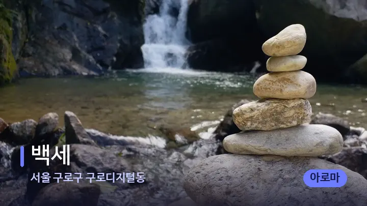 서울 구로구 구로디지털동 백세 — 마사지용 스톤