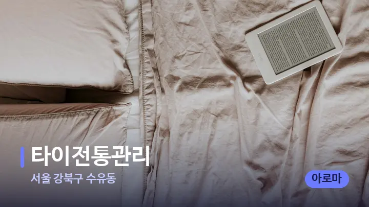 서울 강북구 수유동 타이전통관리 — 휴식 분위기의 스파 베드