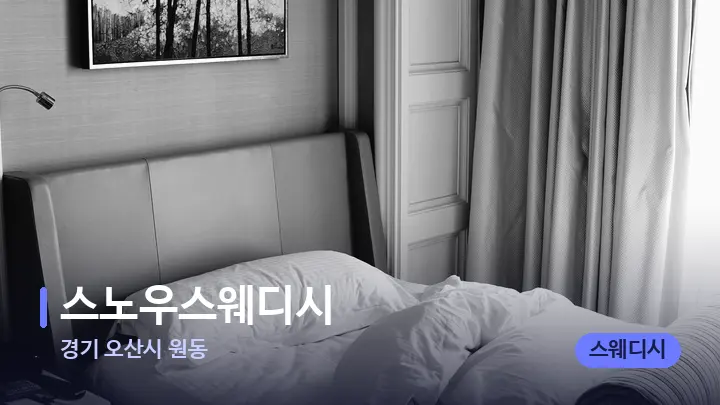 경기 오산시 원동 스노우스웨디시 — 휴식 분위기의 스파 베드