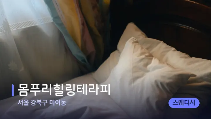 서울 강북구 미아동 몸푸리힐링테라피 — 휴식 분위기의 스파 베드