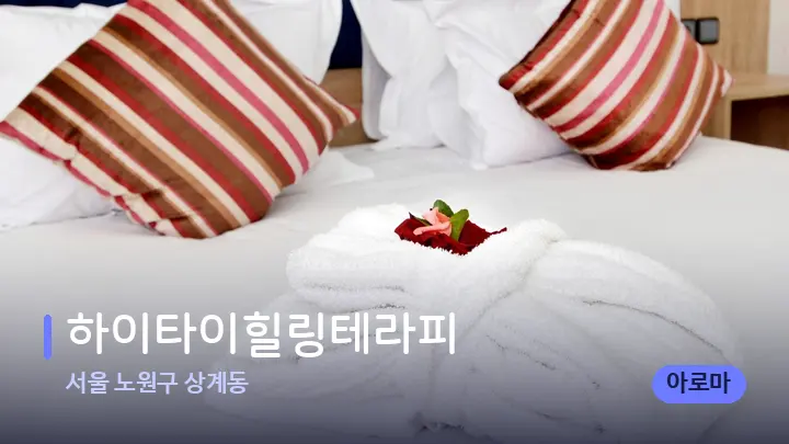 서울 노원구 상계동 하이타이힐링테라피 — 휴식 분위기의 스파 베드
