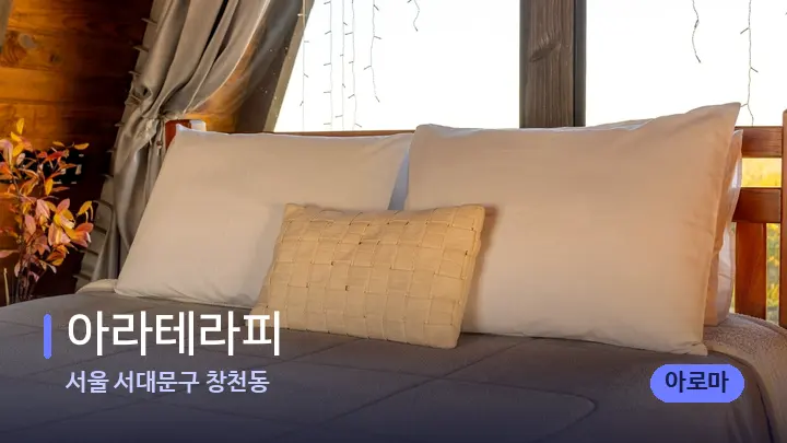 서울 서대문구 창천동 아라테라피 — 휴식 분위기의 스파 베드