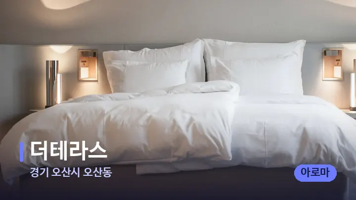 경기 오산시 오산동 더테라스 — 휴식 분위기의 스파 베드
