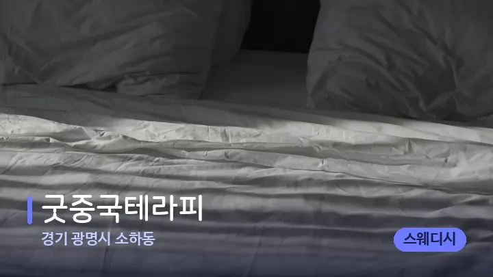 경기 광명시 소하동 굿중국테라피 — 휴식 분위기의 스파 베드