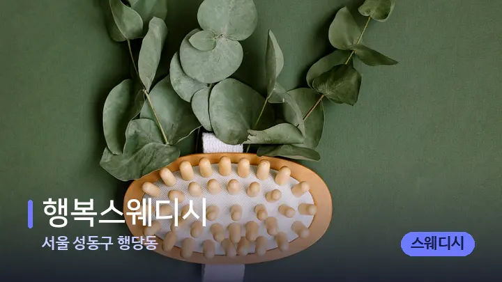 서울 성동구 행당동 행복스웨디시 — 마사지용 스톤