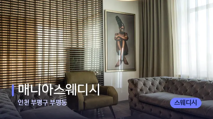인천 부평구 부평동 매니아스웨디시 — 스파 프런트 공간