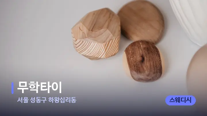 서울 성동구 하왕십리동 무학타이 — 마사지용 스톤