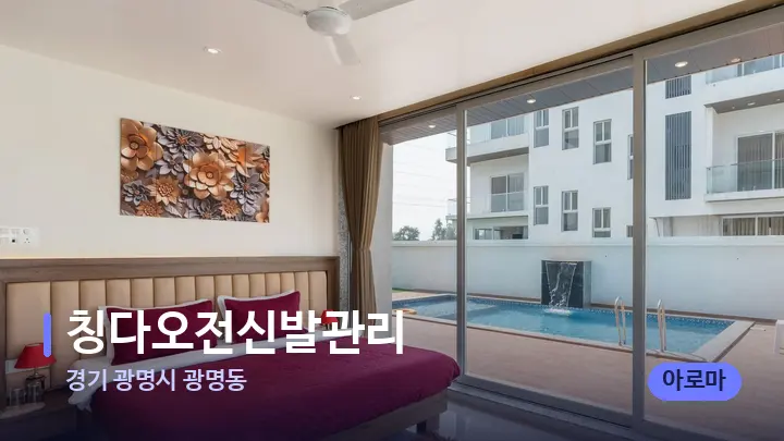 경기 광명시 광명동 칭다오전신발관리 — 휴식 분위기의 스파 베드