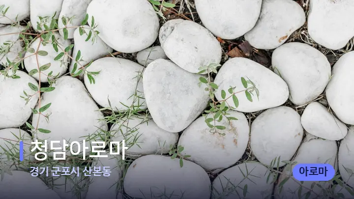 경기 군포시 산본동 청담아로마 — 마사지용 스톤