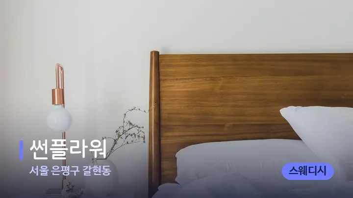 서울 은평구 갈현동 썬플라워 — 휴식 분위기의 스파 베드