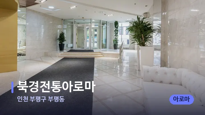 인천 부평구 부평동 북경전통아로마 — 스파 프런트 공간