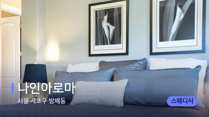 서울 서초구 방배동 나인아로마 — 휴식 분위기의 스파 베드