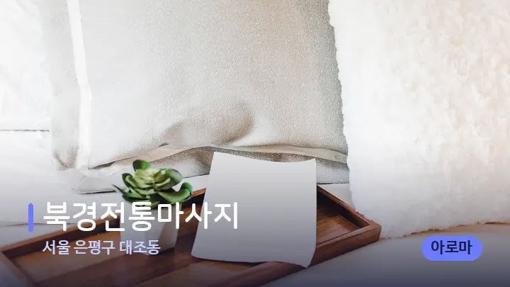 서울 은평구 대조동 북경전통마사지 — 휴식 분위기의 스파 베드