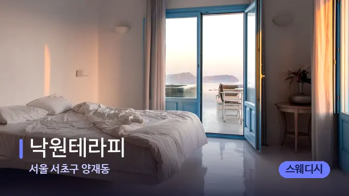 서울 서초구 양재동 낙원테라피 — 휴식 분위기의 스파 베드