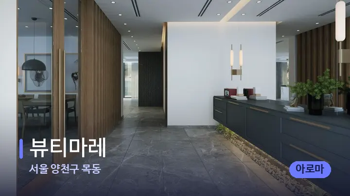 서울 양천구 목동 뷰티마레 — 스파 프런트 공간