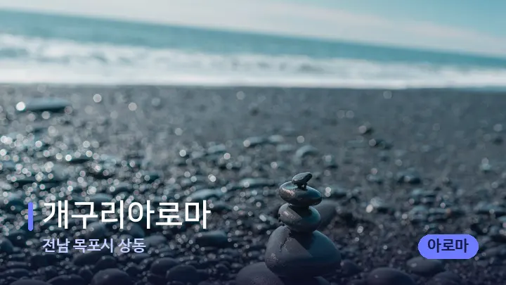 전남 목포시 상동 개구리아로마 — 마사지용 스톤