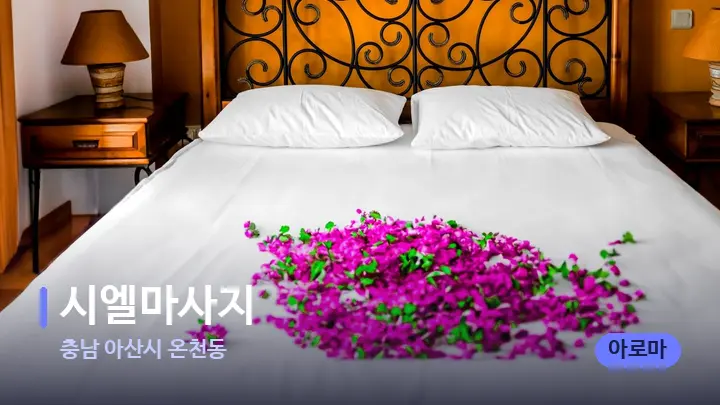 충남 아산시 온천동 시엘마사지 — 휴식 분위기의 스파 베드