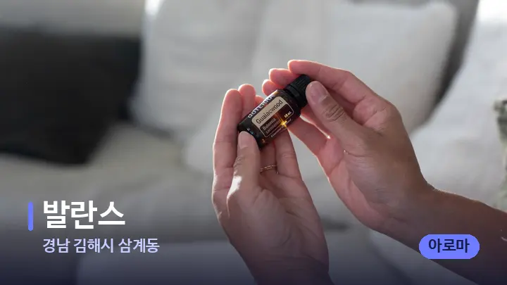 경남 김해시 삼계동 발란스 — 아로마테라피 오일