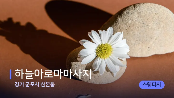 경기 군포시 산본동 하늘아로마마사지 — 마사지용 스톤