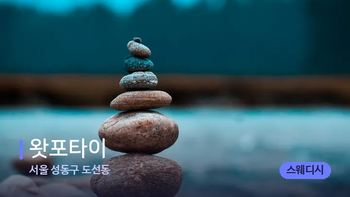 서울 성동구 도선동 왓포타이 — 마사지용 스톤