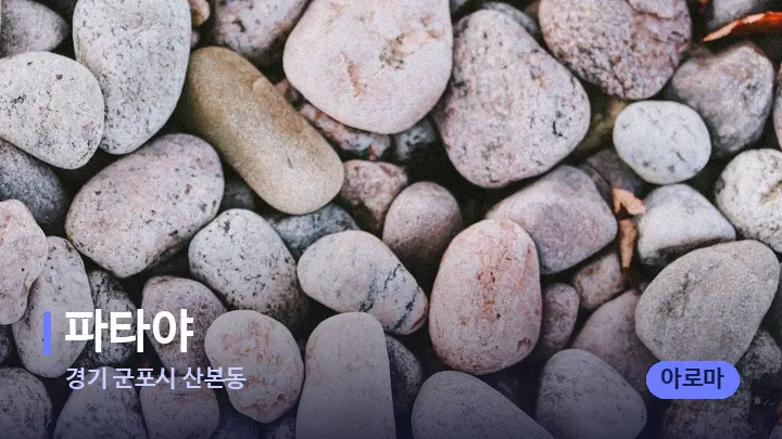 경기 군포시 산본동 파타야 — 마사지용 스톤