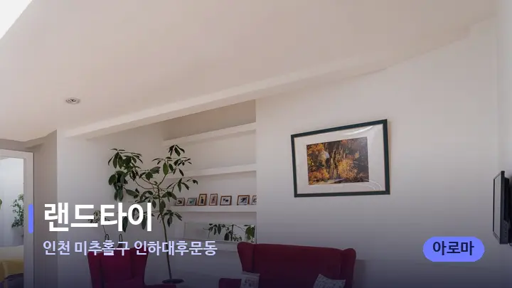 인천 미추홀구 인하대후문동 랜드타이 — 스파 프런트 공간