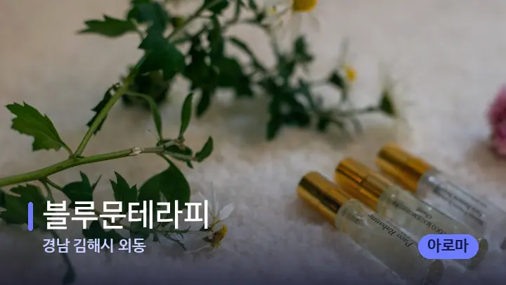 경남 김해시 외동 블루문테라피 — 아로마테라피 오일