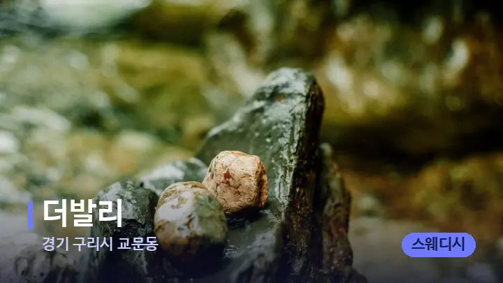 경기 구리시 교문동 더발리 — 마사지용 스톤