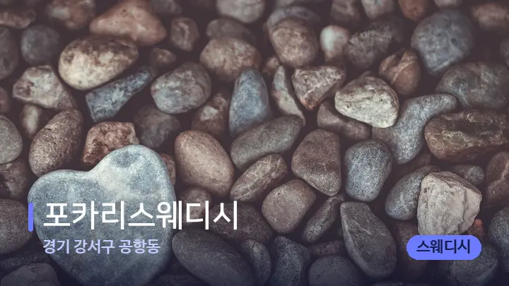 경기 강서구 공항동 포카리스웨디시 — 마사지용 스톤