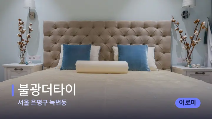 서울 은평구 녹번동 불광더타이 — 휴식 분위기의 스파 베드