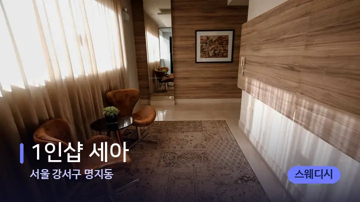 서울 강서구 명지동 1인샵 세아 — 스파 프런트 공간