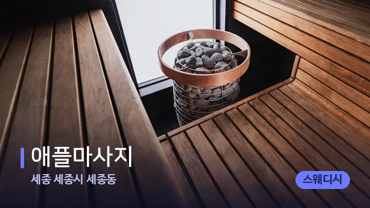세종 세종시 세종동 애플마사지 — 웰니스 스파 공간