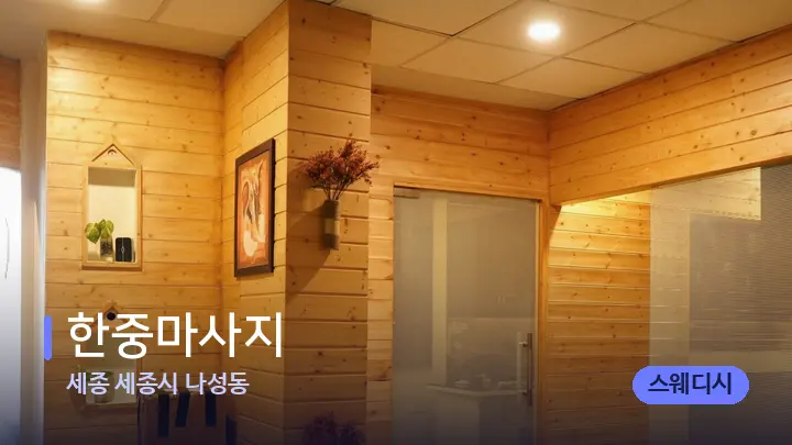 세종 세종시 나성동 한중마사지 — 웰니스 스파 공간