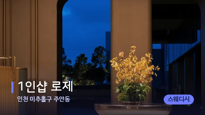 인천 미추홀구 주안동 1인샵 로제 — 스파 프런트 공간