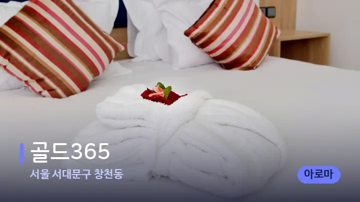 서울 서대문구 창천동 골드365 — 휴식 분위기의 스파 베드