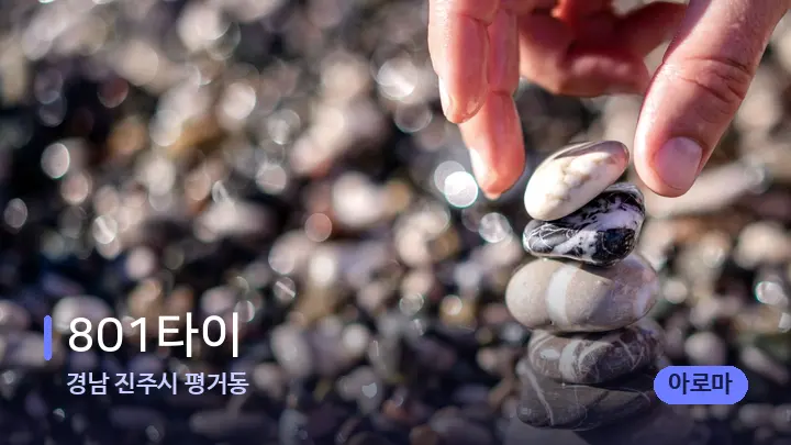 경남 진주시 평거동 801타이 — 마사지용 스톤