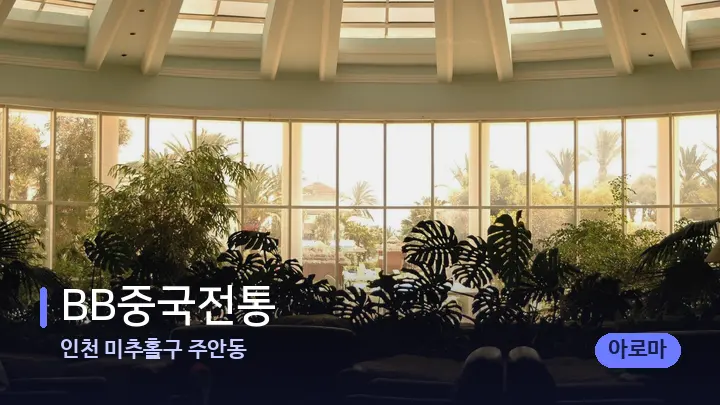 인천 미추홀구 주안동 BB중국전통 — 스파 프런트 공간