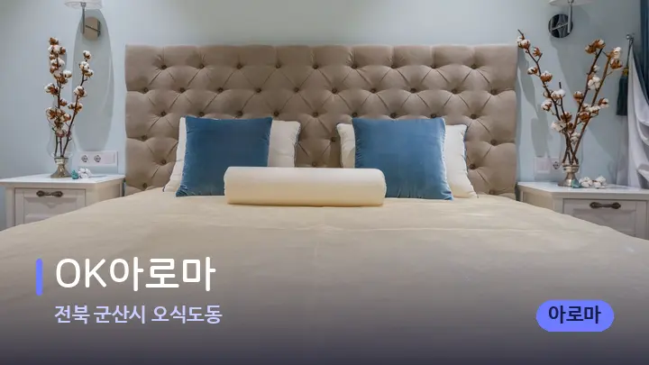 전북 군산시 오식도동 OK아로마 — 휴식 분위기의 스파 베드